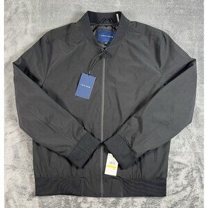 Cole Haan Black Softshell Lightweight Bomber Jacket Coat Men's Size M